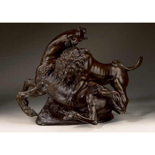 28. Lion Attacking a Horse